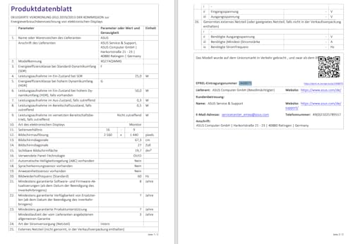 ASUS ROG Strix XG27AQWMG - OLED-Monitor - Gaming - 68.6 cm (27")