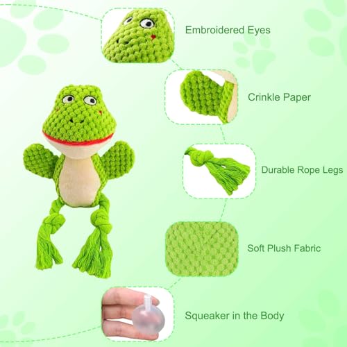 Juguete mordible de peluche TONYFY para perros pequeños miniatura 2