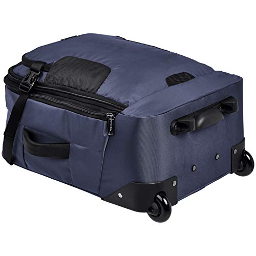 Amazon Basics Mercer Wheeled Duffel, Blue