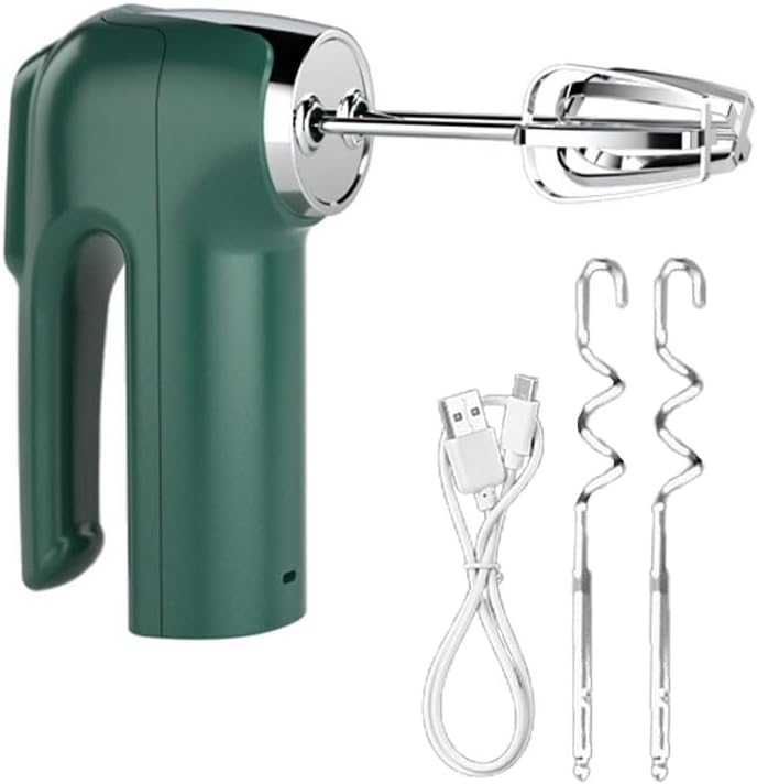 Handheld Food Blender Smasll Electric Egg Beater 3 Speeds Adjustable Cream Mixer Whipping Machine Double-Head Egg Whisk