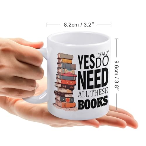 Taza de cerámica blanca para café 11 oz con diseño divertido miniatura 2