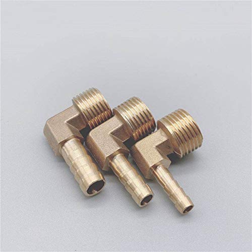 Unión para manguera de latón de 12mm contra goteos en roscas bsp macho 5