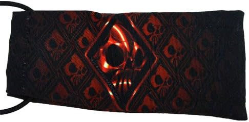 Wicked Sports Paintball Barrel Cover/Sock - Wicked Skulls - Red