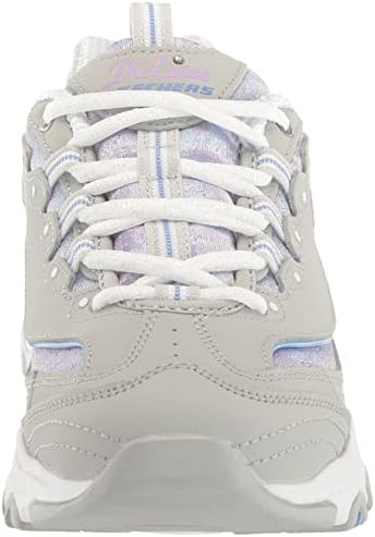Skechers Women's D'Lites-Splendid Journey Sneaker, LGMT=Light Grey/Multi, 7.5 | Image 1