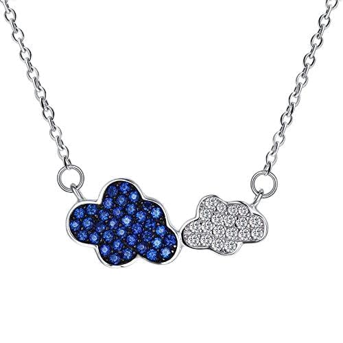 Collier nuage en argent S925, un bijou de haute qualité pour femme