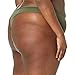 Amazon Essentials Women's Microfibre Underwear (Hipster & Thong, Available in Plus Size), Pack of 6, Dark Military Green/Rose/Soft Pink, 16