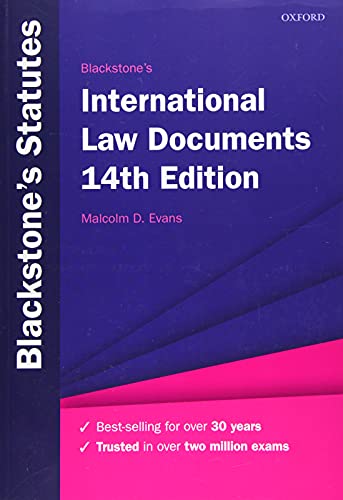 Blackstone's International Law Documents (Blackstone's Statute)