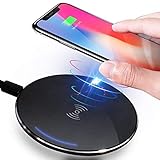 Kurami Qi Certified 5W Wireless Charger Pad Compatible iPhone 11, 11 Pro, 11 Pro Max, Xs Max, XS, XR, X, 8, 8 Plus,Airpods Pro,2, Galaxy S10 S9 S8, Note 10 Note 9 Note 8 (No AC Adapter)