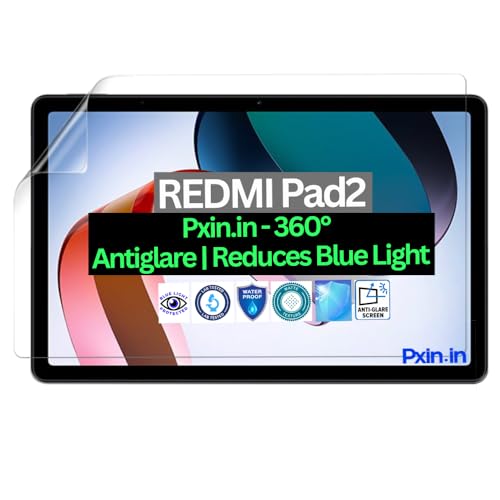Image of Pxin Tablet Anti Bluelight and Anti Glare Screen Guard compatible with REDMI Pad2 | BLUVLightblock Tech | Scratch Proof | Prevents bluelight | Eye Protection | No Dry Eyes