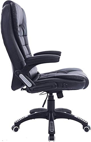 Chaise de bureau pivotante rose contre le mal de dos en télétravail