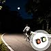 LUMINFLY Quick Release Mini Lights Set, Front and Rear, USB Rechargeable, Cob LEDs, Ipx5 Waterproof, Headlight and Tail Light for Night Riding Security