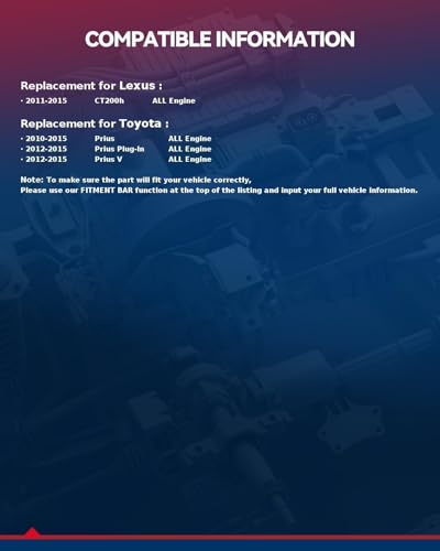 Image of KAX Engine Cylinder Head Gasket Set Compatible with Toyota Prius 2010-2015, Lexus CT200h 2011-2015, Prius V 2012-2015, Prius Plug-in 2012-2015, Head Gasket Kit, OE# HS26515PT1, HS54773B