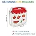 12 Magnetic Color Jars, Bringing Colors to Life with Ease, Perfect for organizing and Color Sorting in a Fun and Engaging Way