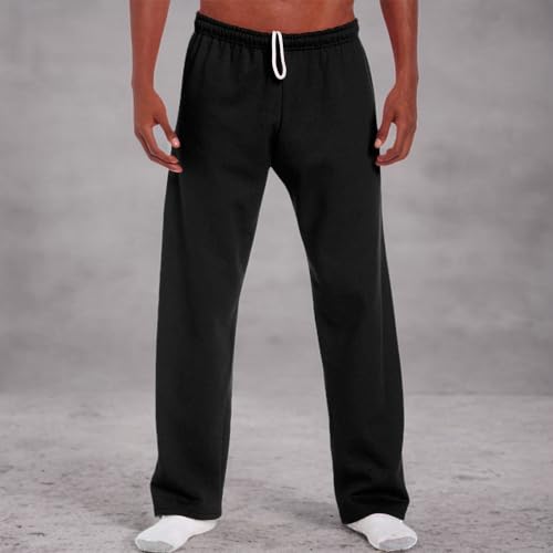 Gildan Men's Heavy Blend Open-Bottom Sweatpants4