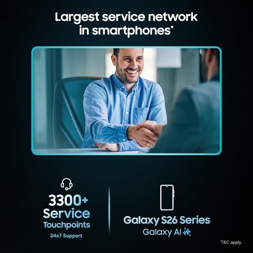 Image of Samsung Galaxy S26 5G (White, 12GB RAM, 256GB Storage) | Exynos 2600 Processor | 50MP + 12MP Dual Camera | 12MP Front Camera | 6.3 inch Full HD+ Display | 4300mAh Battery