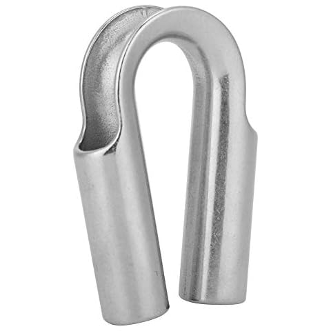 Alomejor Dedal de Cuerda de Acero Inoxidable Cover