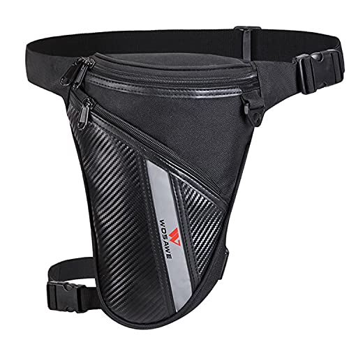 Anjoy Drop Leg Bag Outdoor Waterproof Thigh Bag Motorcycle Bike Bag, Multifunctional Tactical Thigh Packs for Hiking Traveling Fishing Drop Leg Pack Military Waist Leg Bag