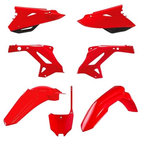 Polisport Restyling Kit for Honda CR 125R/250R (2002-2007) OEM Quality with Superior Fit, Flexibility, and Durability (Red) Cover