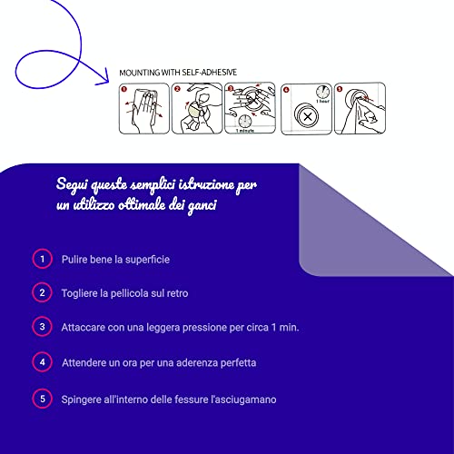 NonKado Ganci Adesivi Bagno | Appendini Adesivi |