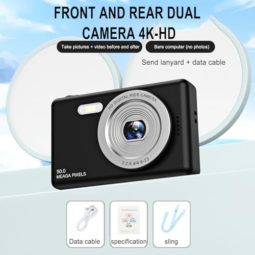 Cámara Digital Compacta 4K 48MP con Zoom Óptico 8X Negra miniatura 5