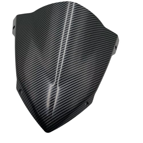 Pare-brise moto MT25 saute-vent rigide finition carbone durable