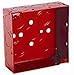 Hubbell-Raco 911-9 4" Square, Red Alarm Box, Welded, Depth: 1-1/2", Metallic