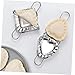 SWOOMEY 1pc Dumpling Mold Cake Stencil Dumpling Maker Metal Dumpling Mould Dumpling Skin Maker Wooden Dough Press Pizza Press Tool Hand Pie Ravioli Cooking Utensils Mother Stainless Steel