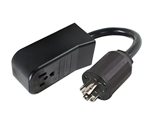 Conntek pl1430650 Welder Adapter Generator L14-30 Stecker (4 Zinken 30 Amp) bis NEMA 6-50R 50 AMP 250-volt Adapter Kordel Cover