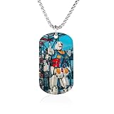 [リヴモアーム] 機動戦士ガンダム ネックレ いペンダント ロングチェーン 四角いペンダント ネックレス 誕生日 母の日 お返し プレゼント ギフト 女性 男性 人気 男女兼用 可愛い 記念日 贈り物