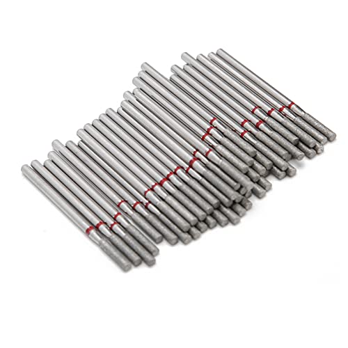 xuuyuu Kit de 50 piezas para manicura con puntas de taladro miniatura 1