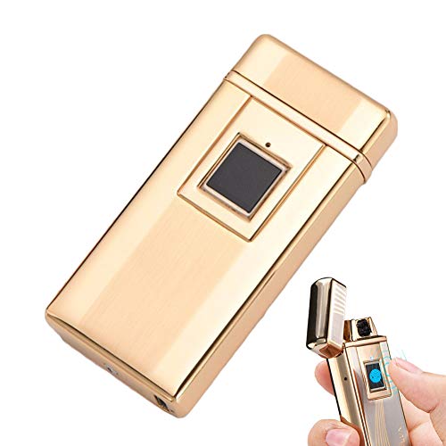 Briquet à arc électrique contre le vent avec reconnaissance d'empreintes digitales