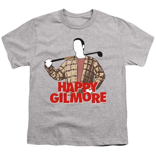 Popfunk Happy Gilmore Happy Gilmore Golf Club Kids T Shirt for Youth Boys and Girls, Athletic Heather, Medium2