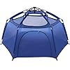 Alvantor Playpen Play Yard Space Canopy Fence Pin 6 Panel Pop Up Foldable and Portable Lightweight Safe Indoor Outdoor…