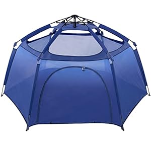 Alvantor Playpen Play Yard Space Canopy Fence Pin 6 Panel Pop Up Foldable and Portable Lightweight Safe Indoor Outdoor…