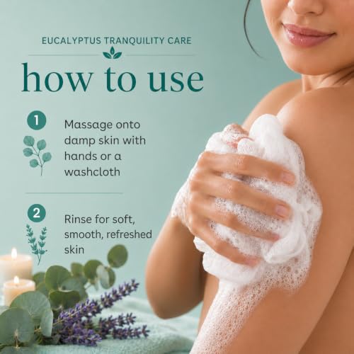 Image of Ginger Lily Farms Botanicals Body Wash, 128oz, Eucalyptus Tranquility | 100% Vegan & Cruelty-Free | Nourishing Bath & Shower Gel for All Skin Types | Refill Size