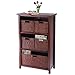 Milan 6-Pc Cabinet/Shelf and Baskets; Shelf, One Basket, 4 Small Baskets; 3 cartons