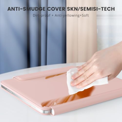 Image of RAYMCRAFT for iPad 11th(A16, 2025) /10th Generation Case with Keyboard, Magic Keyboard 2022, Springy Backlit Keys, Stain-Resistant Surface, Multi-Touch Trackpad, Pink