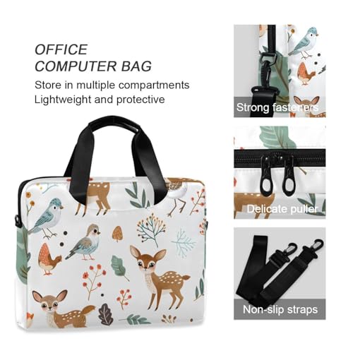 Bolsa para laptop con estampado de ciervo ALZA 13-15.6 pulg miniatura 6