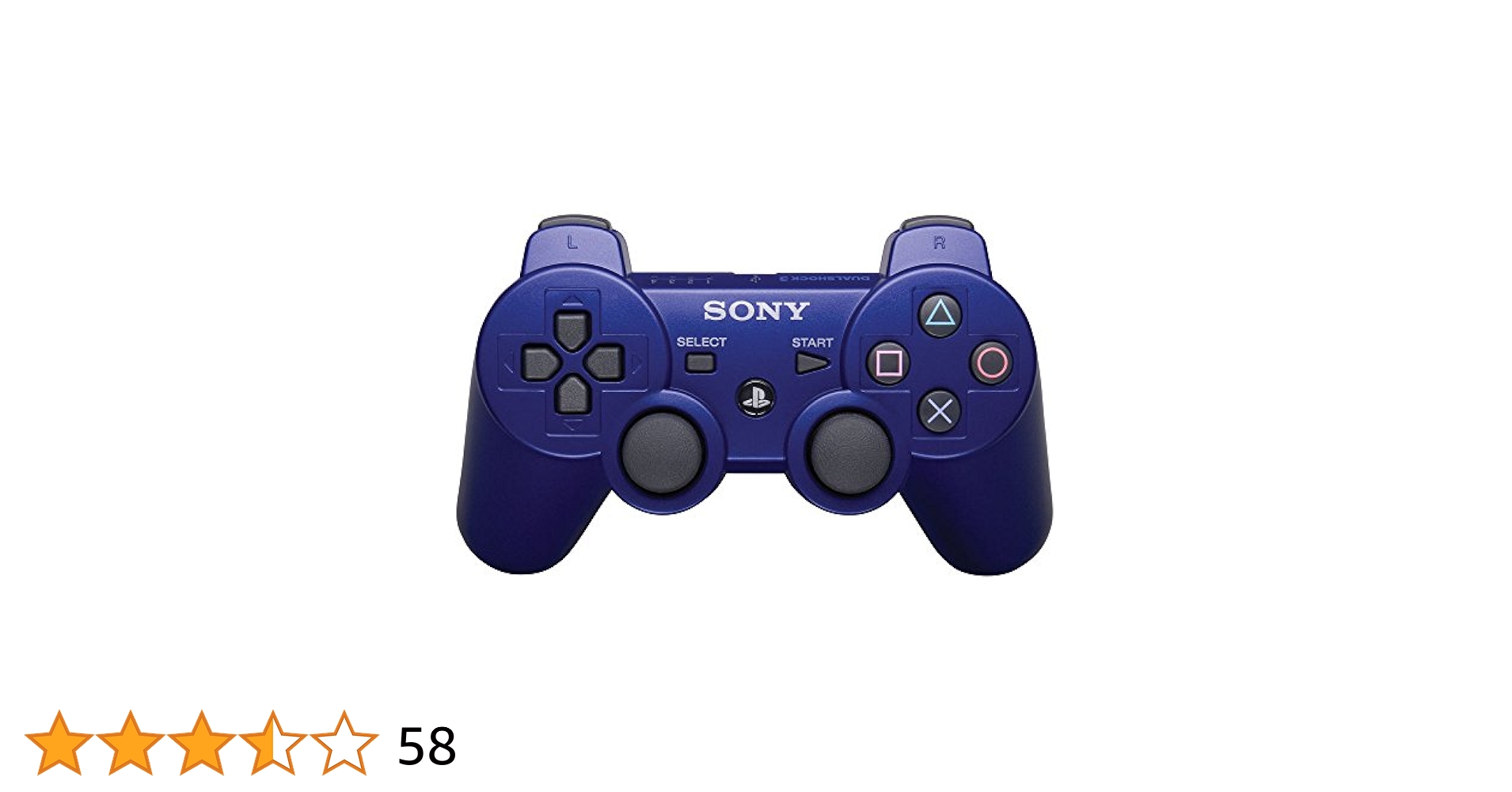 SONY - ワイヤレスコントローラ （DUALSHOCK 3） メタリック・ブルー Amazon.com: PlayStation 3 Dualshock 3 Wireless Controller