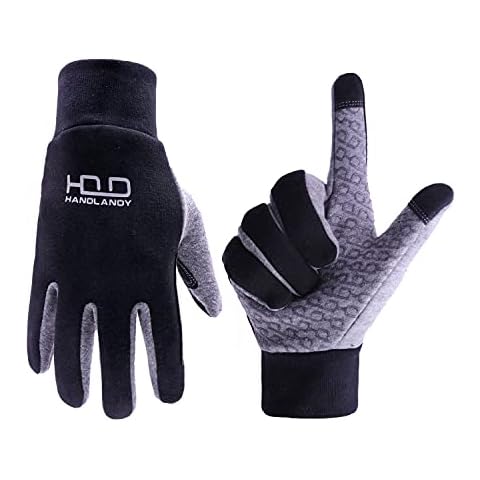 Winter Gloves for Men & Women Anti-Slip Touchscreen Gloves Outdoor Running Cycling Windproof for Autumn and Winter Cover