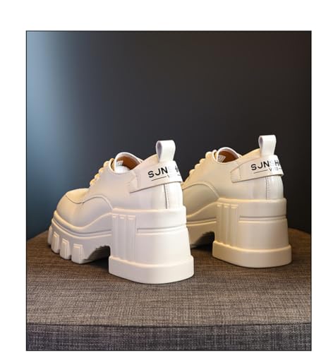 【✩】女性の厚底英国スタイルの小さな革の靴 SUCHETA] 厚底の小さな革の靴女性のイギリス春と秋の広場頭