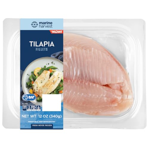 Marine Harvest Fresh Tilapia Fillets, Farm-Raised, 12 oz