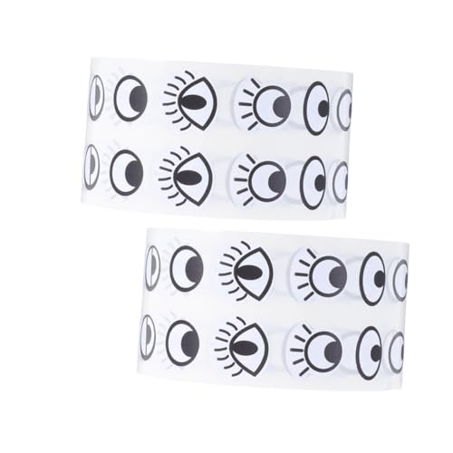 KICHOUSE Sticky Googly Eyes Adhesive Craft Wiggle Eyes for DIY Projects Toys Home Decor Self-Adhesive Craft Stickers