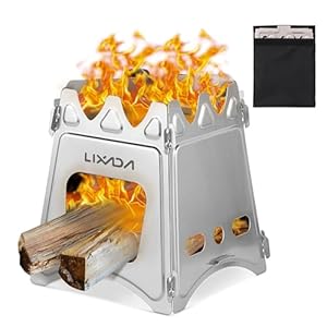 Lixada Camping Stove, Wood Stove, M...