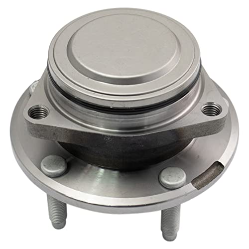 Image of TRQ 2 Piece Front Passenger Side Driver & Passenger Side Wheel Bearing & Hub Assembly Set with ABS Sensor Compatible with 2014-2019 Chevrolet Corvette