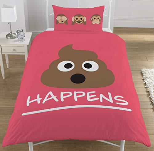 KidCollection, Housse de Couette pour lit Simple en Polycoton, Rose
