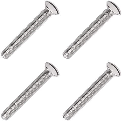 M3.5mm x 40mm Long Electrical Machine Screws Light Switch Plug Socket x10