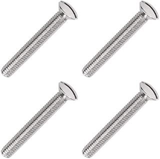 M3.5mm x 40mm Long Electrical Machine Screws Light Switch Plug Socket x10