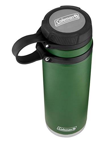 Coleman Fuse Insulated Stainless Steel Water Bottle, Heritage Green, 40 oz