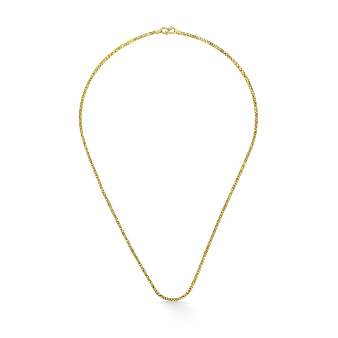P.N.Gadgil Jewellers BIS Hallmarked 22 Karat Splendid Curve Gold Chain for Men and Women